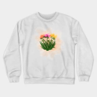 Flower watercolor Crewneck Sweatshirt